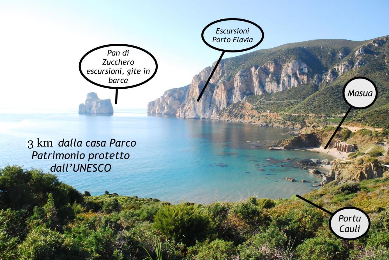 Il Blu Tanca Piras Villa Nebida Екстериор снимка
